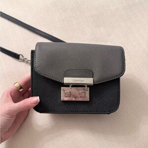 Calvin Klein Two-Tone Mini Crossbody Bag